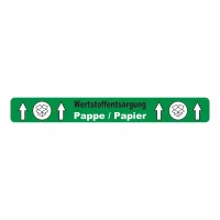 MUSTER: Wertstoffentsorgung Pappe / Papier BM-050 75 mm