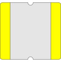 MUSTER: Bodenschild DIN A5 gelb offen