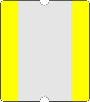 MUSTER: Bodenschild 1/3 DIN A4 schwarz offen