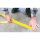 MUSTER: Bodenmarkierungsband PVC strapazierfähig BM-050, gelb/schwarz, 75 mm  x 10 m