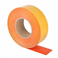 MUSTER: Bodenmarkierungsband PVC strapazierfähig BM-050, orange, 75 mm x 25 m