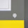 MUSTER: Bodenschild DIN A4 gelb geschlossen