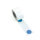 MUSTER: Bodenmarkierungs-Punkte - PVC, blau, 50 mm x 10 m
