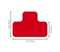 Stellplatzmarkierung standard BM-020, T-Stück, 75...
