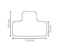 Stellplatzmarkierung extra stark BM-071, T-Stück, 75...