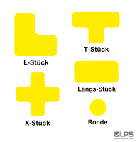 Stellplatzmarkierung strapazierfähig BM-050, Ronde, 75 mm, weiß