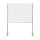 Whiteboard mit Ständer 1500 x 1200 mm silber eloxiert