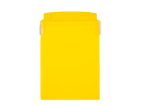 Sichttasche DIN A5 hoch orange Neodym-Magnet