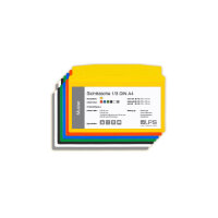 Sichttasche 1/3 DIN A4 gelb mit Neodym-Magnet und...