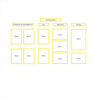 Informationsboard Starterset grün mit Magnetstreifen