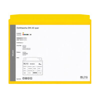 Sichttasche DIN A3 quer rot mit Magnetstreifen