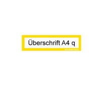Überschrift Infotasche A5 quer / A4 hoch rot mit...