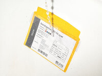 Sichttasche DIN A5 quer hellgrün Magnetstreifen mit Regenschutz