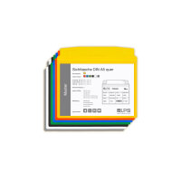 Sichttasche DIN A5 quer schwarz mit Neodym-Magnet und...