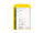 MUSTER: Sichttasche DIN A4 hoch orange Magnetstreifen Regenschutz