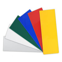 MUSTER: Kanbanhülle seitlich offen nach VDA-Norm gelb