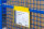 MUSTER: Sichttasche DIN A5 quer blau Neodym-Magnet ohne Regenschutz