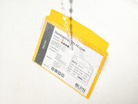 MUSTER: Sichttasche DIN A5 quer schwarz mit Magnetstreifen und Regenschutz