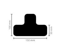 Stellplatzmarkierung standard BM-020, T-Stück, 50...