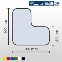 MUSTER: Stellplatzmarkierung für Tiefkühlbereiche 50 mm LPS-5010