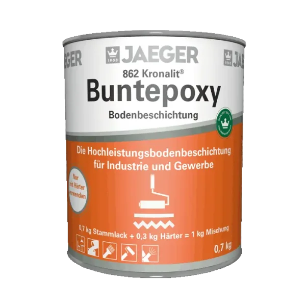 Kronalit® Buntepoxy 862 inkl. Härter 7032 kieselgrau  6 kg