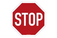 Stop - Zeichen für LED Projektor 80W