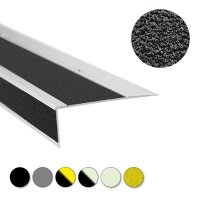 Antirutsch-Treppenkantenprofil stark, gelb/schwarz, R13, 90 mm x 800 mm