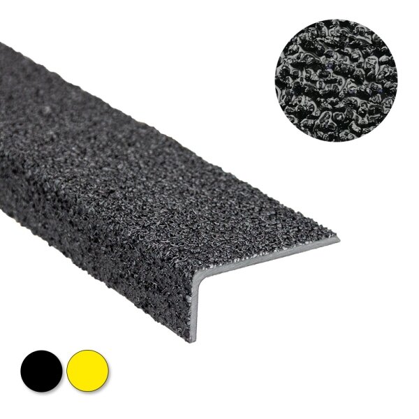 Antirutsch-Treppenkantenprofil robust schwarz,70 mm x 800 mm
