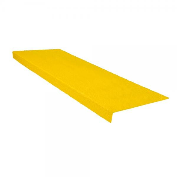 Antirutsch-Treppenkantenprofil robust GFK gelb,230 mm x 800 mm