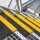 Antirutsch-Treppenkantenprofil robust schwarz/gelb,230 mm x 800 mm