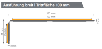 Antirutsch-Treppenkantenprofil standard