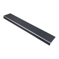 Antirutsch-Treppenkantenprofil standard, schwarz, R13, 100 mm x 800 mm