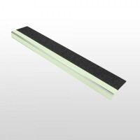 Antirutsch-Treppenkantenprofil standard, schwarz & nachl./nachl., R13, 100 mm x 600 mm