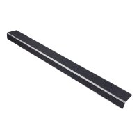 Antirutsch-Treppenkantenprofil standard, schwarz, R10, 50 mm x 800 mm