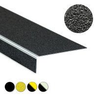 Antirutsch-Treppenkantenprofil standard, gelb/schwarz, R10, 100 mm x 600 mm