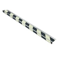 MUSTER: Antirutsch-Treppenkantenprofil stark, schwarz, R13, 90 mm x 600 mm