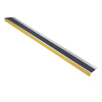 MUSTER: Antirutsch-Treppenkantenprofil stark, schwarz, R13, 120 mm x 600 mm