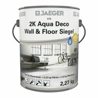 Jaeger 676 2K Aqua Deco Wall & Floor Siegel seidenmatt 2,5 kg farblos inkl. Härter