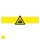 Zebrastreifen-Einzelstreifen "Achtung Streifen" PVC 20 cm x 120 mm