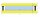 MUSTER-Bodenschild Pfeil, gelb, 100 x 380 mm, Beschriftungsfeld: 50 x 300 mm
