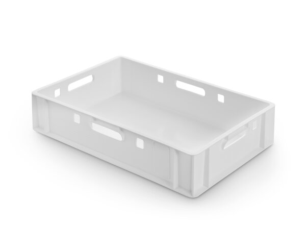 E1-Fleischkasten 4 Durchgriffe weiß, 600 x 400 x 125 mm