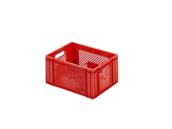 Kunststoffbehälter für Obst und Gemüse, 400 x 300 x 193 mm, rot
