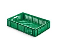 Kunststoffbehälter für Obst und Gemüse 600 x 400 x 120 mm grau
