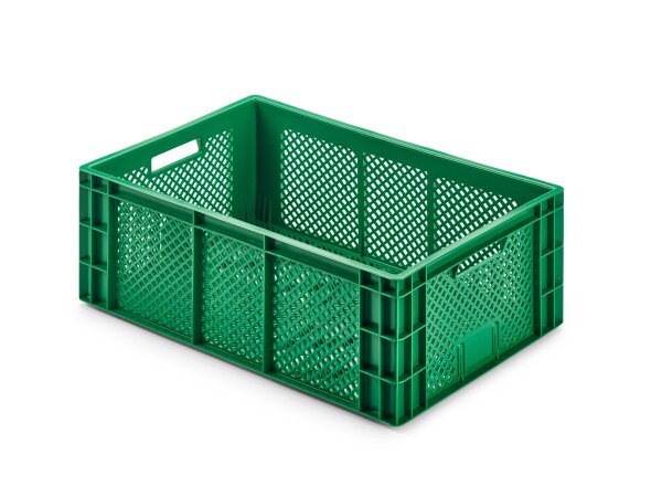 Kunststoffbehälter für Obst und Gemüse 600 x 400 x 210 rot
