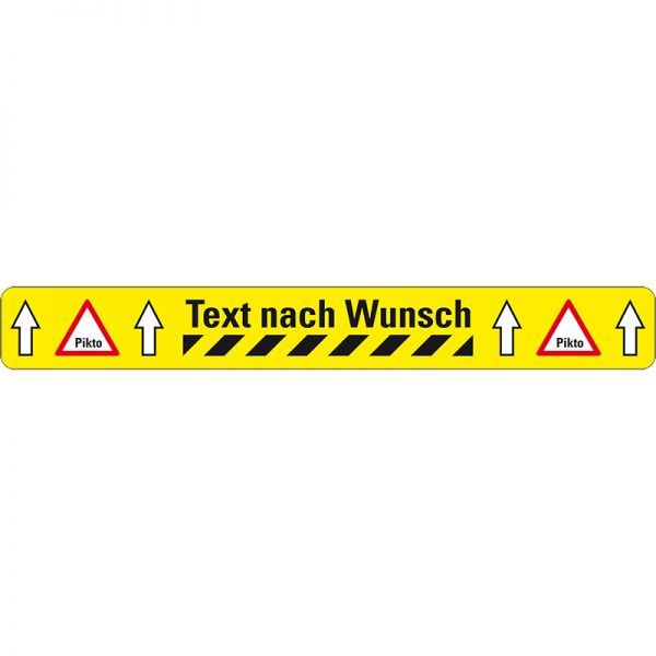 Band strapazierfähig BM-050, Text nach Wunsch, PVC, 50 x 600 mm