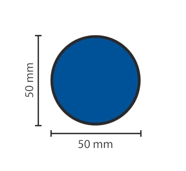 Stellplatzmarkierung extrem strapazierfähig BM-120 Ronde, 50 mm, blau