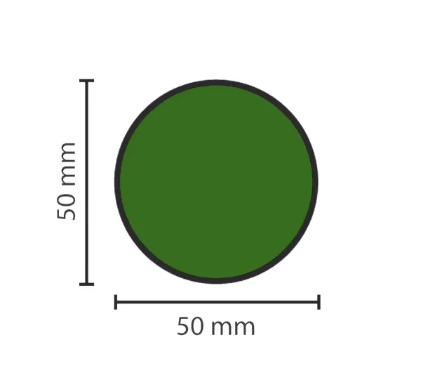 Stellplatzmarkierung extrem strapazierfähig antirutsch BM-160 Ronde, 50 mm, grün