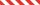 MUSTER: Bedruckte Bodenmarkierung, schraffiert BM-050, 50 mm rot/weiß PVC 5 m