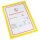 Magnetische Infotasche DIN A4 gelb,1,5 mm