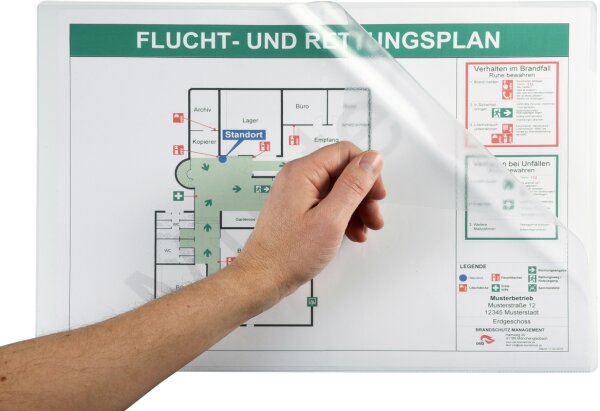 Magnettasche transparent DIN A4 hoch